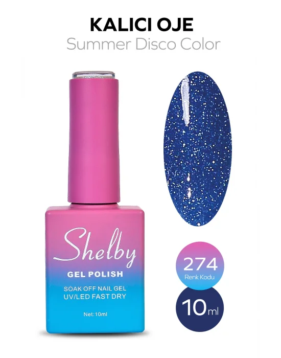 SHELBY 10 ML. A274 DİSKO YAZ RENK KALICI OJE