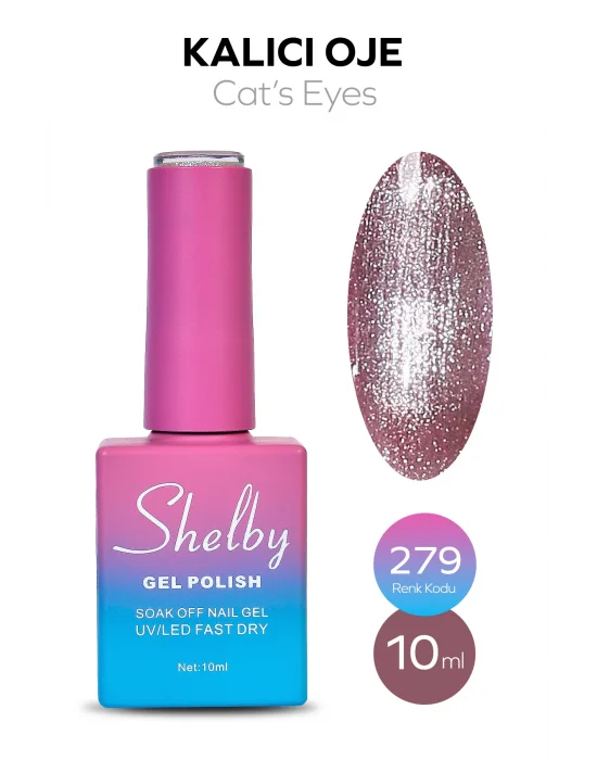 SHELBY 10 ML. A279  KEDİ GÖZÜ KALICI OJE