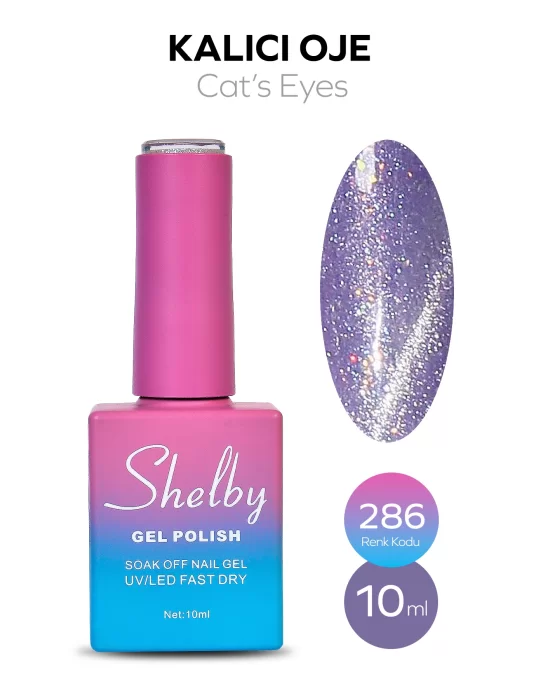 SHELBY 10 ML. A286 KEDİ GÖZÜ KALICI OJE
