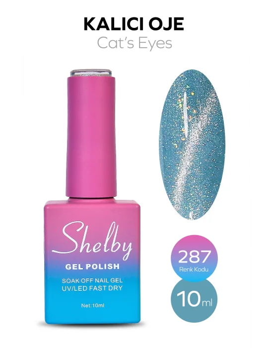 SHELBY 10 ML. A287 KEDİ GÖZÜ KALICI OJE