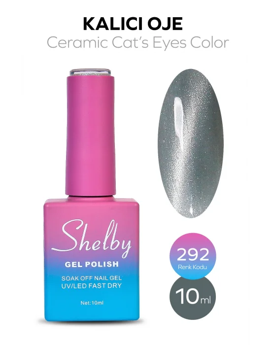 SHELBY 10 ML. A292 SERAMİK KEDİ GÖZÜ KALICI OJE