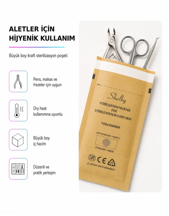 ŞHELBY 100LÜK STERİLİZASYON PAKETİ