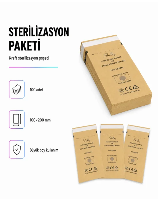 ŞHELBY 100LÜK STERİLİZASYON PAKETİ
