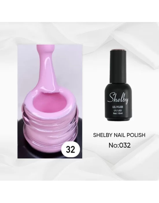 SHELBY 15 ML. 032 PEMBE TONU KALICI OJE