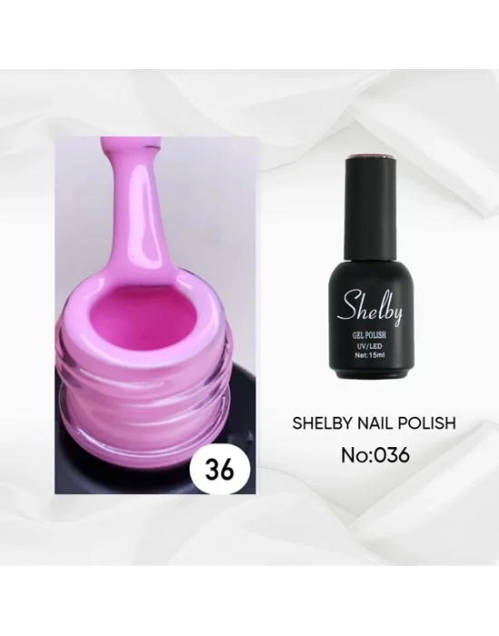 SHELBY 15 ML. 036 PEMBE TONU KALICI OJE