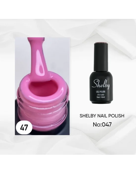 SHELBY 15 ML. 047 PEMBE TONU KALICI OJE