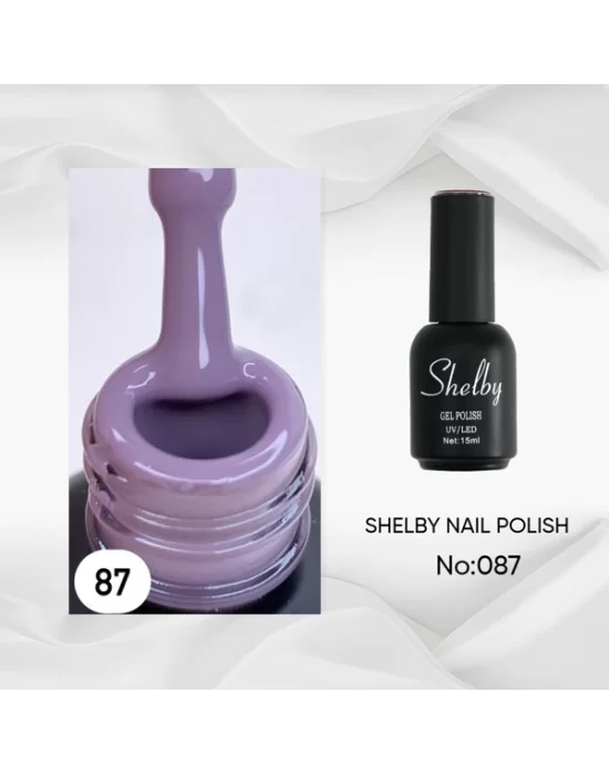 SHELBY 15 ML. 087 NUDE MOR TONU KALICI OJE