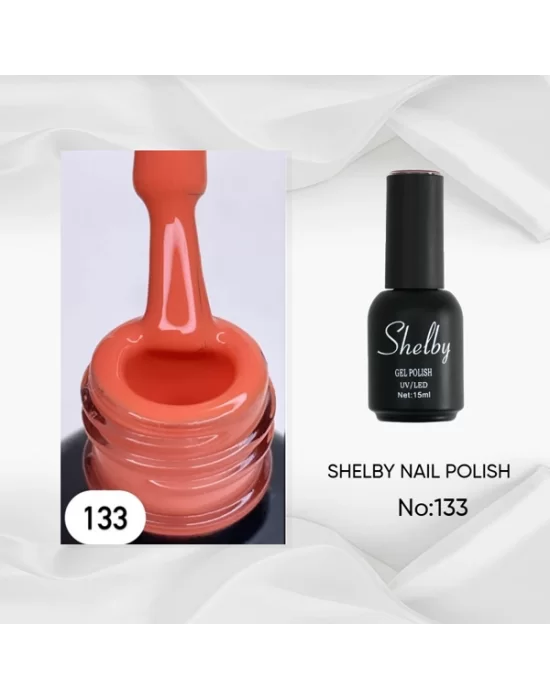 SHELBY 15 ML. 133 KOYU SARIMSI PEMBE KALICI OJE