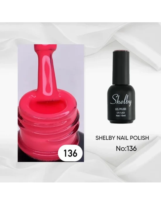 SHELBY 15 ML. 136 SICAK PEMBE KALICI OJE