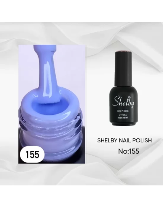 SHELBY 15 ML. 155 AÇIK MAVİ KALICI OJE