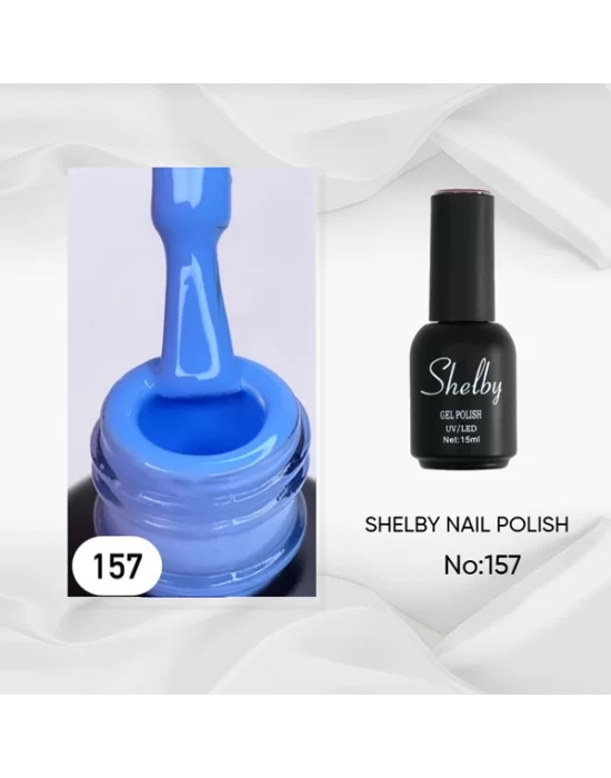 SHELBY 15 ML. 157 AÇIK MAVİ KALICI OJE