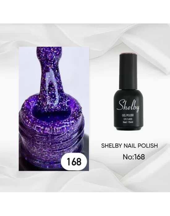 SHELBY 15 ML. 168 AÇIK SİMLİ MOR KALICI OJE