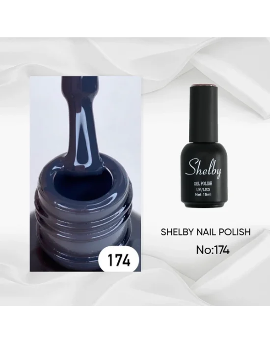 SHELBY 15 ML.174 ARSENİK GRİ KALICI OJE
