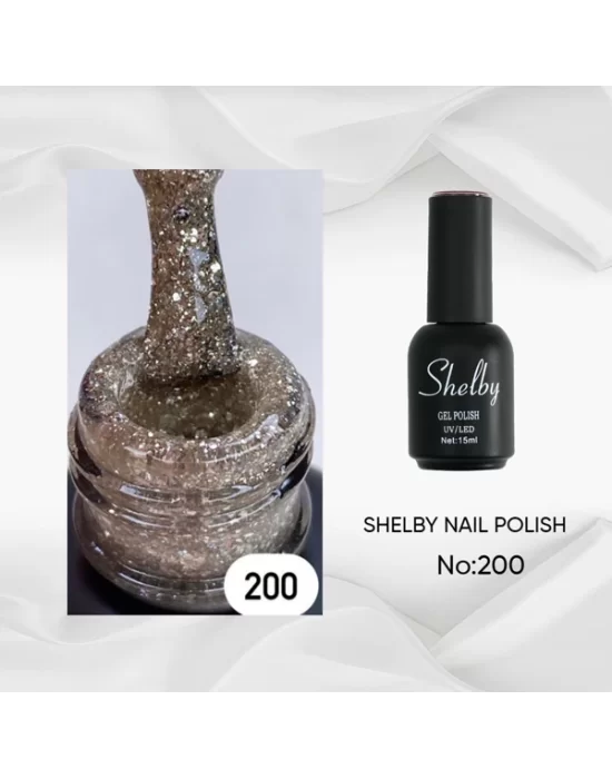 SHELBY 15 ML.200 ŞİMLİ GOLD KALICI OJE