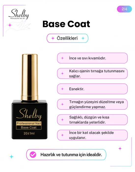 SHELBY - 20ML. BASE COAT