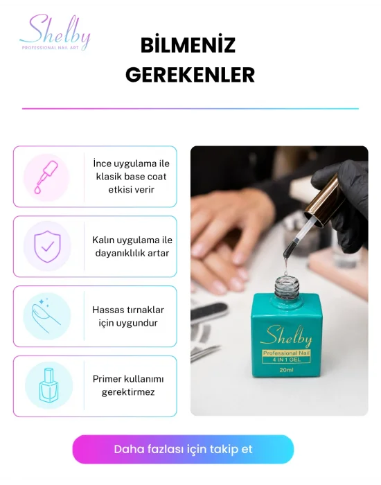 SHELBY  4 in 1 - 20ML. ÖZEL GEL