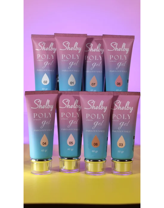 SHELBY PROFESSIONAL NAILS 60 GR. POLY UV&LED GEL 08