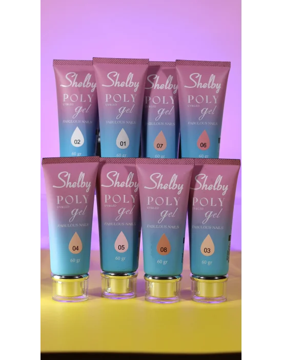SHELBY PROFESSIONAL NAILS 60 GR. POLY UV&LED GEL 04