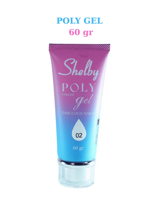 SHELBY PROFESSIONAL NAILS 60 GR. POLY UV&LED GEL 02