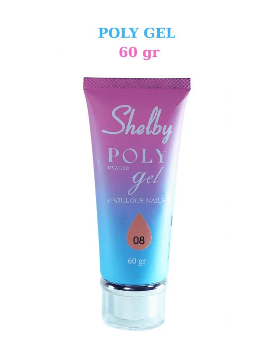 SHELBY PROFESSIONAL NAILS 60 GR. POLY UV&LED GEL 08