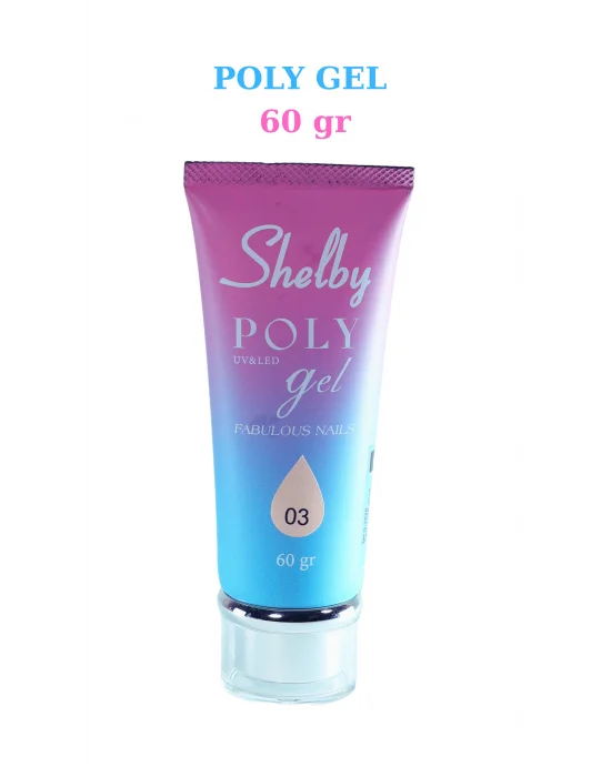 SHELBY PROFESSIONAL NAILS 60 GR. POLY UV&LED GEL 03