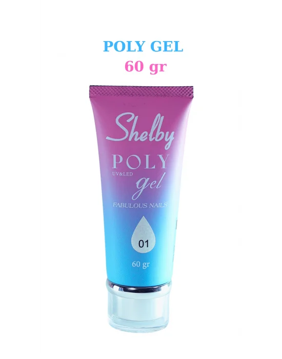 SHELBY PROFESSIONAL NAILS 60 GR.POLY UV&LED GEL 01