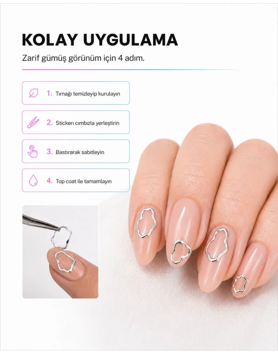 ŞHELBY TIRNAK SÜSÜ SİLVER