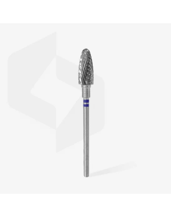 Solaklar İçin Sert Alaşım Mısır Freze, Mavi, Çap 6 mm / Çalışma Kısmı 14 mm