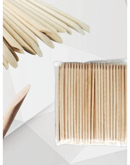 WOODEN PORTAKAL MANİKÜR ÇUBUĞU 11 cm -100lü Paket