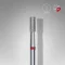 Elmas Silindir Freze, Kırmızı, Çap 2,5 mm, Çalışma Kısmı 6 mm