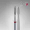 Elmas Sivri Alev Freze, Kırmızı, Çap 2,1 mm, Çalışma Kısmı 8 mm