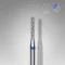 Elmas Yuvarlanmış Silindir Freze, Mavi, Çap 1,4 mm, Çalışma Kısmı 8 mm