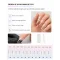 SHELBY 600 ADET SQUARE SOFT GEL TIPS