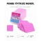 SHELBY PEMBE DELİKLİ TİFTİKSİZ 200 ADET MENDİL