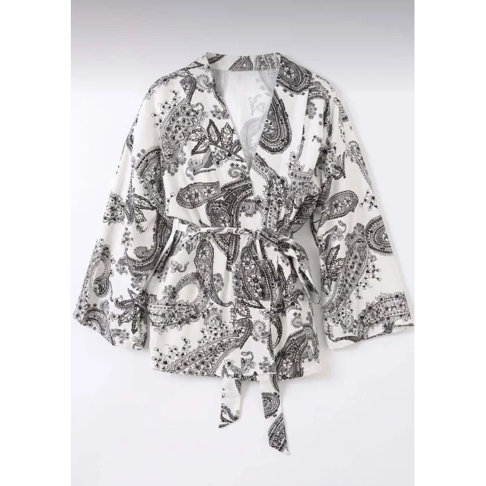 Buta Desenli Kimono