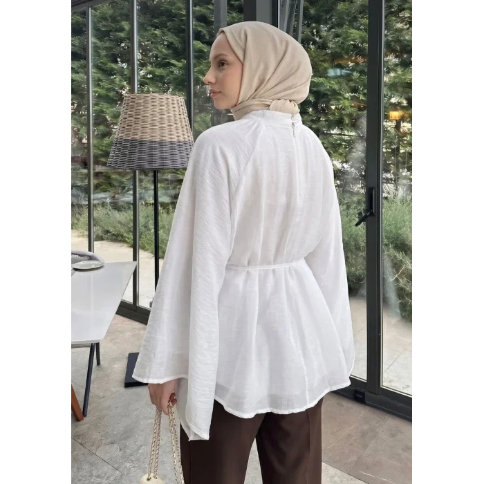 Büzgülü Reglan Kol Tunik