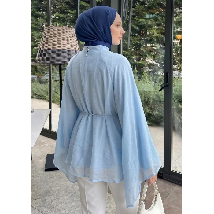 Büzgülü Reglan Kol Tunik