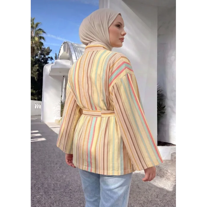 Çizgili Kimono