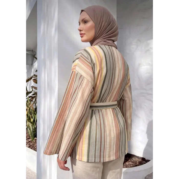 Çizgili Kimono