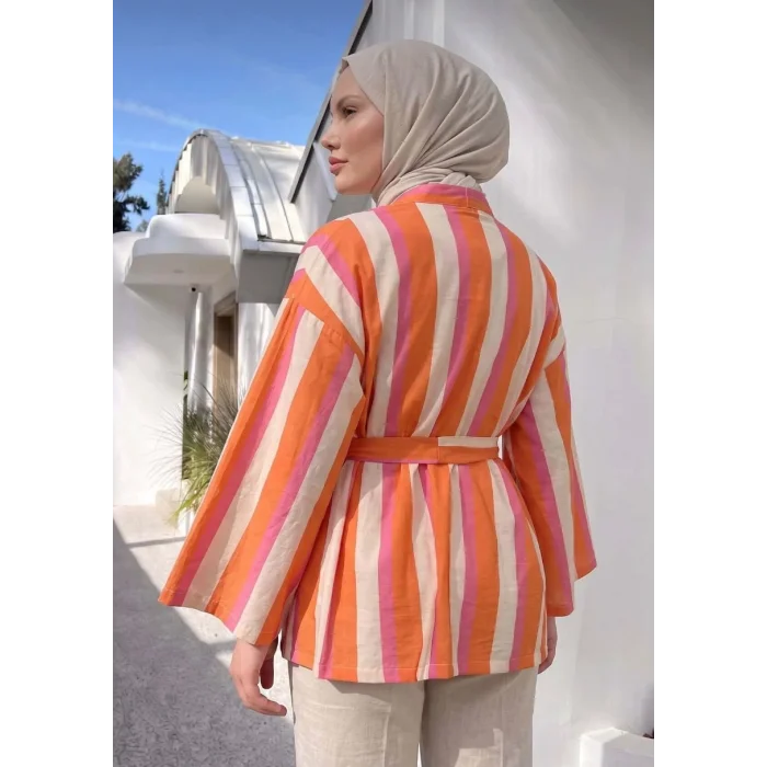 Çizgili Kimono