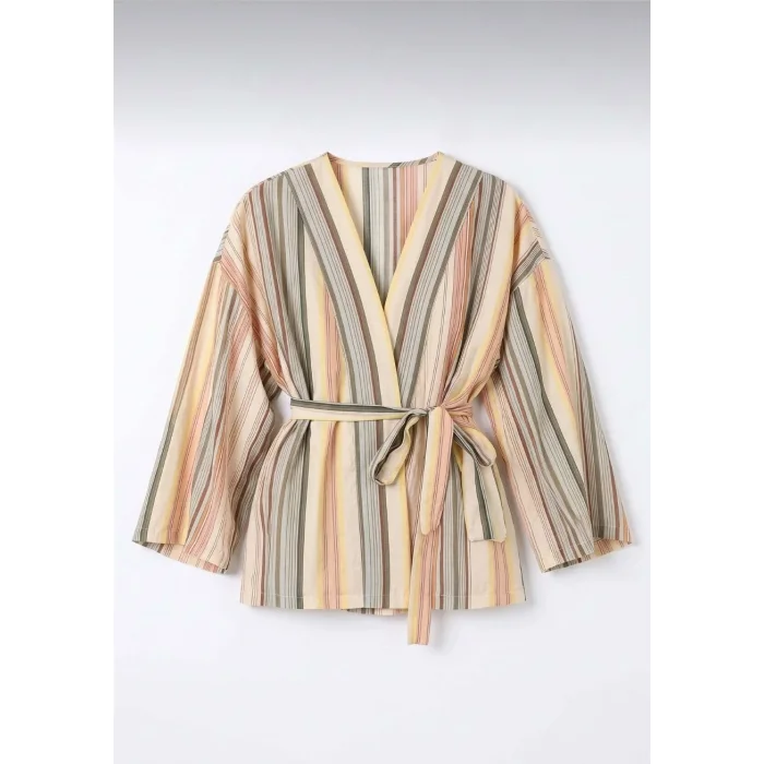 Çizgili Kimono