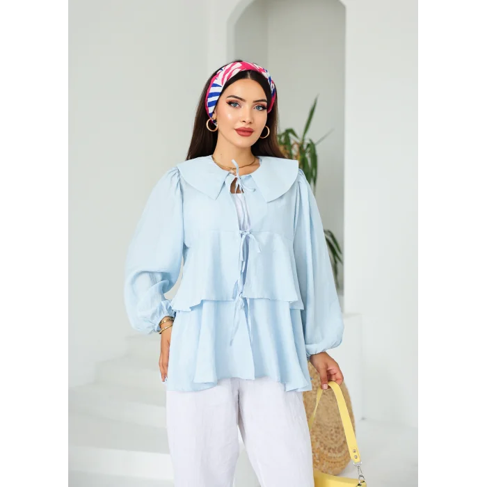 İp Bağcıklı Kat Kat Kimono