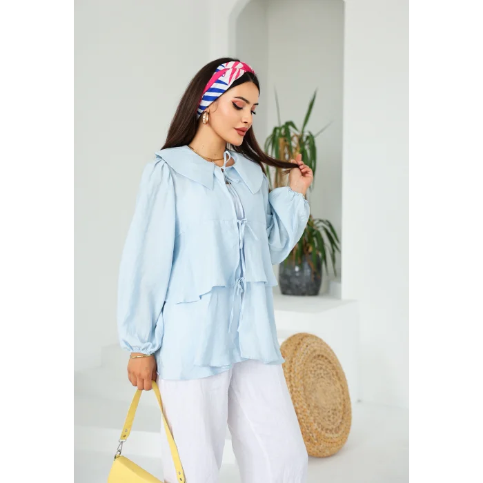 İp Bağcıklı Kat Kat Kimono