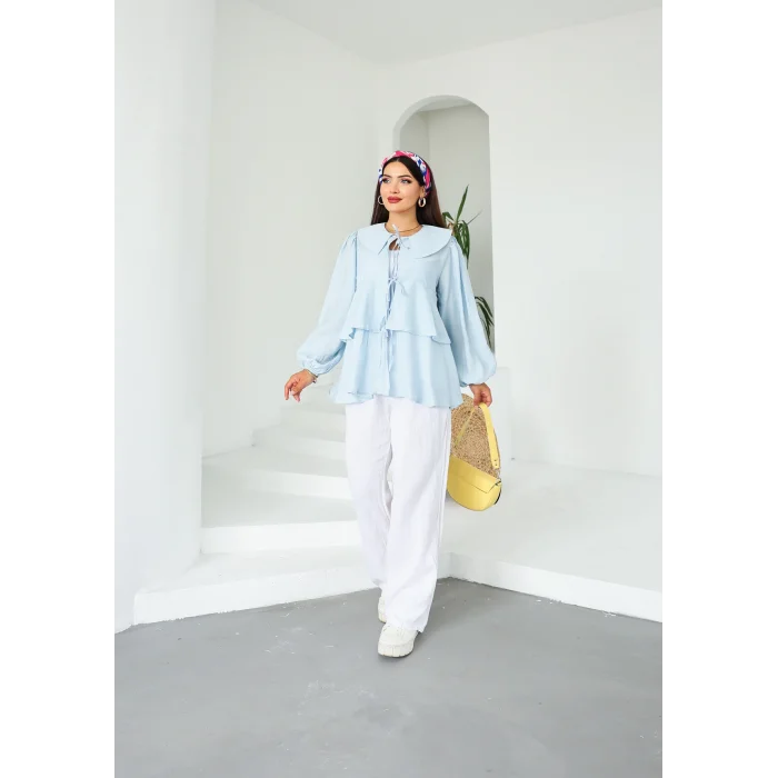 İp Bağcıklı Kat Kat Kimono