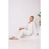 Bağlama Detaylı Kimono Pantolon Takım