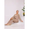 Bağlama Detaylı Kimono Pantolon Takım