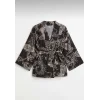 Buta Desenli Kimono