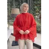 Büzgülü Reglan Kol Tunik