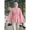 Büzgülü Reglan Kol Tunik