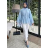 Büzgülü Reglan Kol Tunik